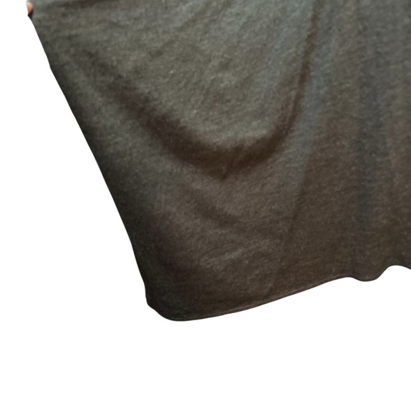 Gray Poncho Wrap with Faux Fur Collar OSFA - Picture 4 of 8